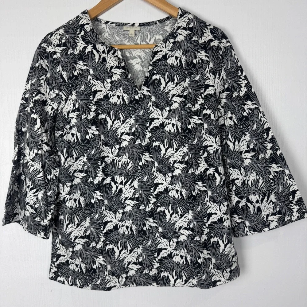 Talbots black white